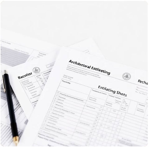 Architectural Estimating Sheet